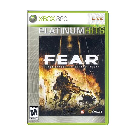 Jogo F.E.A.R. First Encounter Assault Recon (Platinum Hits) - Xbox 360 (LACRADO)