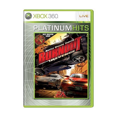 Jogo Burnout Revenge (PLatinum Hits) - Xbox 360 (LACRADO)