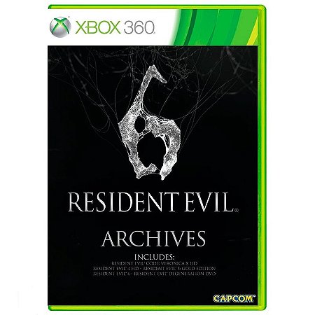 Jogo Resident Evil 6 Archives - Xbox 360 (LACRADO)
