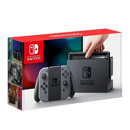Console Nintendo Switch Cinza V1 - Nintendo (Desbloquedo, Leia a Descrição)