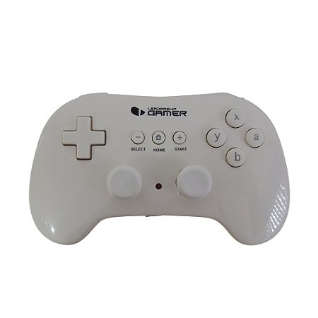 Controle Classic Wii Pro Branco com fio - Leadership Gamer