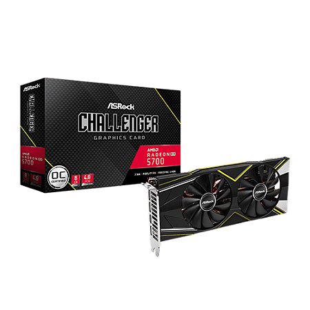 Placa de Vídeo Challenger Graphics Card AMD RADEON RX5700 OC, 8GB, GDDR6, 256-bit - Asrock