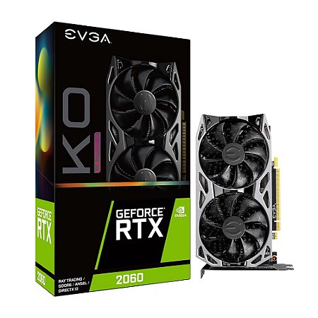 Placa de Vídeo Geforce Nvidia RTX 2060 Gaming OC, 6GB, GDDR6, 192-bit - EVGA