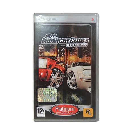 Jogo Midnight Club 3 (DUB Edition) - PSP (Platinum, Japonês)