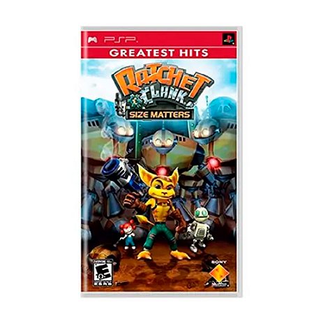 Jogo Ratchet & Clank: Size Matters - PSP (Lacrado, Greatest Hits)