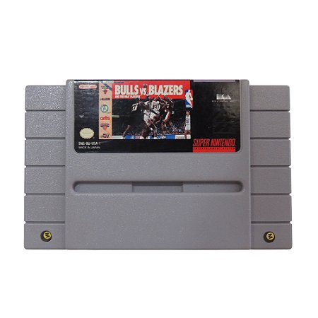 Jogo Bulls vs Blazers and the NBA Playoffs - SNES