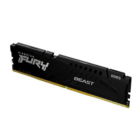 Memória Ram Fury Beast, 16GB, DDR5, 4800MHz, Preto - HyperX