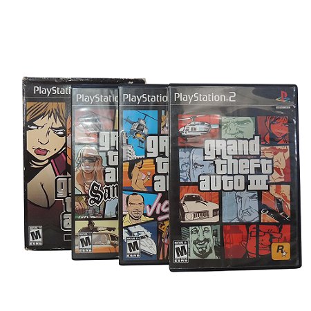 Jogo Grand Theft Auto: The Trilogy - PS2