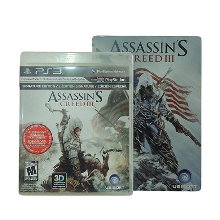 Jogo Assassin's Creed III (SteelCase) - PS3