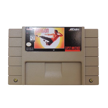 Jogo Dragon: The Bruce Lee Story - SNES (Relabel)