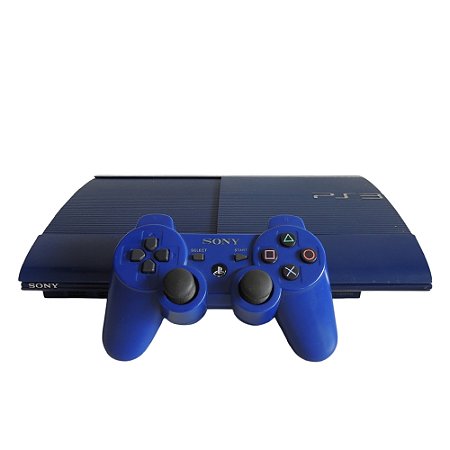 Console PlayStation 3 Super Slim 750GB Azurite Blue - Sony