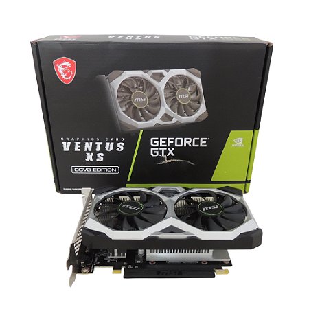 Placa de Vídeo Nvidia Geforce GTX 1650 D6 Ventus XS OC, 4GB, GDDR6, 128-bit - MSI