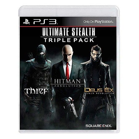 Pacote Ultimate Stealth: Thief + Hitman: Absolution + Deus Ex: Human Revolution - PS3 (Lacrado)
