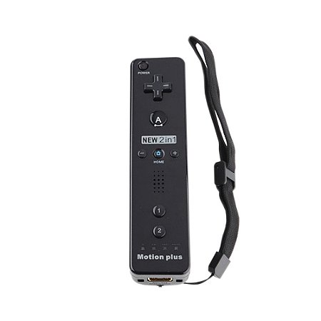 Controle Wii Remote Plus Preto Paralelo - Wii