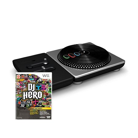 Jogo Dj Hero (Bundle) - Wii