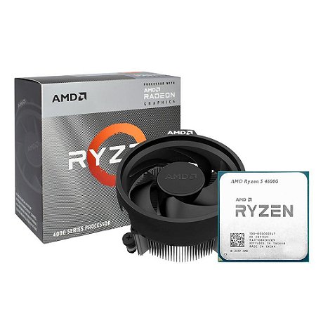 Processador AMD Ryzen 5 4600G, AM4, 3.7 GHz, 11MB Cache - AMD