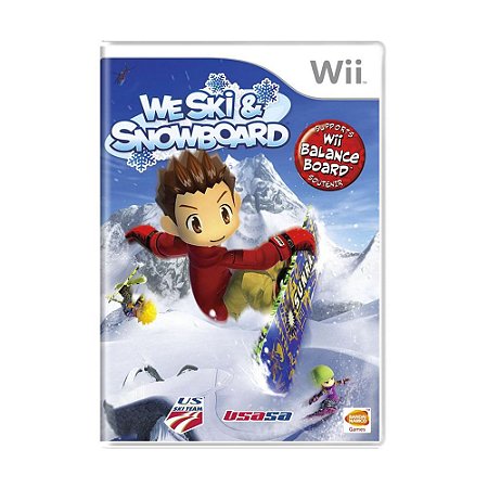 Jogo We Ski & Snowboard - Wii