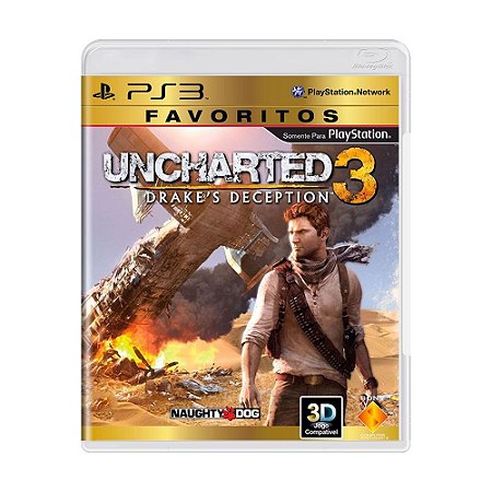 Jogo Uncharted 3: Drake's Deception - PS3 (Favoritos)