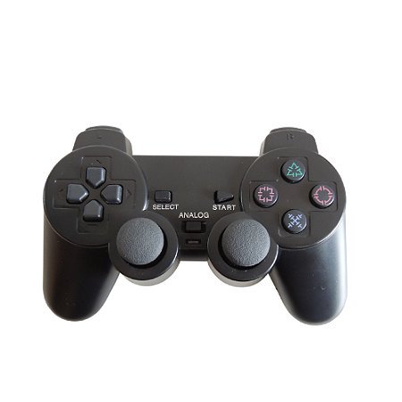 Controle Double Shock 2 Sem Fio Preto - Paralelo