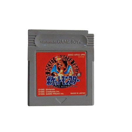 Jogo Pokémon Red Version - GBC (Japonês)