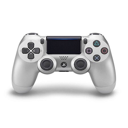 Controle Sony Dualshock 4 Prata Sem fio - PS4