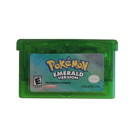 Jogo Pokémon Emerald Version - GBA