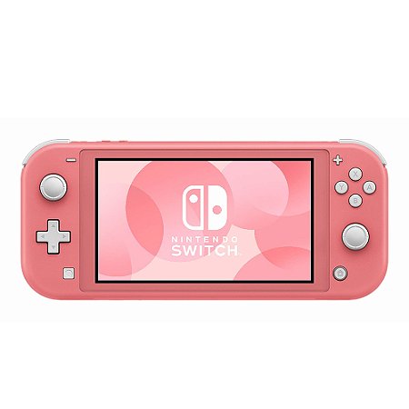 Console Nintendo Switch Lite Coral - Nintendo (Desbloqueado)