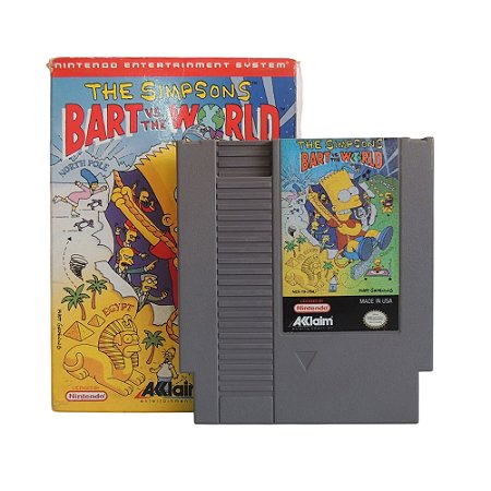 Jogo The Simpsons: Bart vs. the World - NES