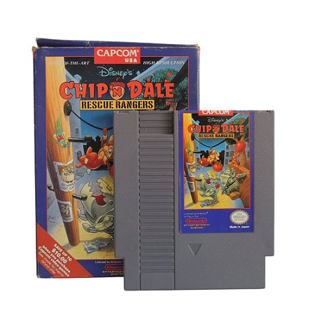 Jogo Disney's Chip 'n Dale: Rescue Rangers - NES