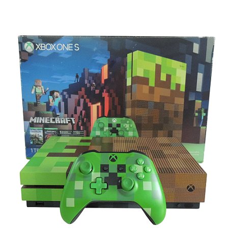 Console Xbox One S 1TB (Minecraft Limited Edition) - Microsoft