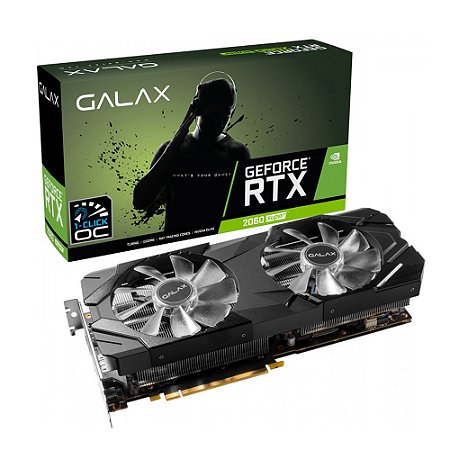Placa de Vídeo Nvidia Geforce RTX 2060 Super EX 1-Click OC, 8GB, GDDR6, 256-bit - Galax