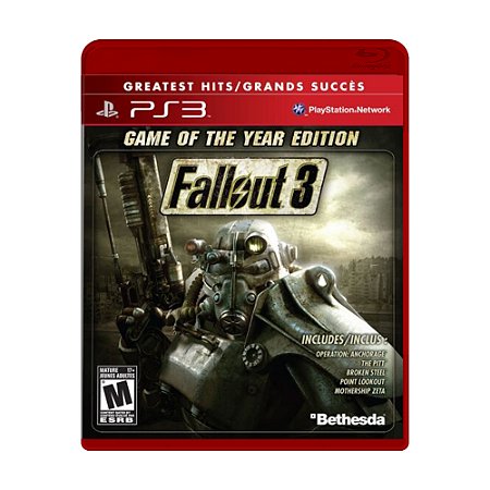 Jogo Fallout 3: Game of the Year Edition - PS3 (LACRADO)