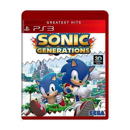 Jogo Sonic Generations - PS3 (LACRADO)