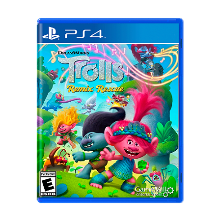Jogo DreamWorks Trolls Remix Rescue - PS4 (LACRADO)