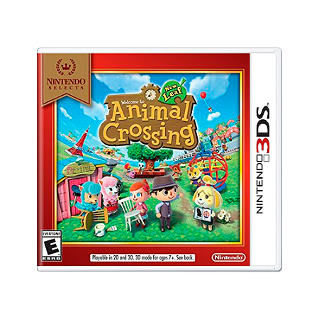 Jogo Animal Crossing: New Leaf - 3DS (Nintendo Selects, Lacrado)