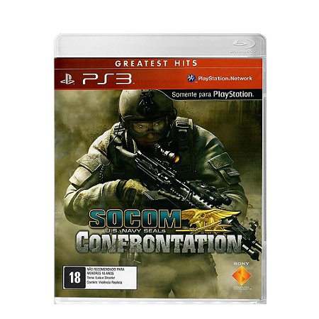 Jogo SOCOM U.S. Navy Seals: Confrontation - PS3 (Greatest Hits)