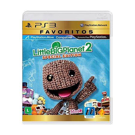 Jogo LittleBigPlanet 2 - PS3 (Favoritos)