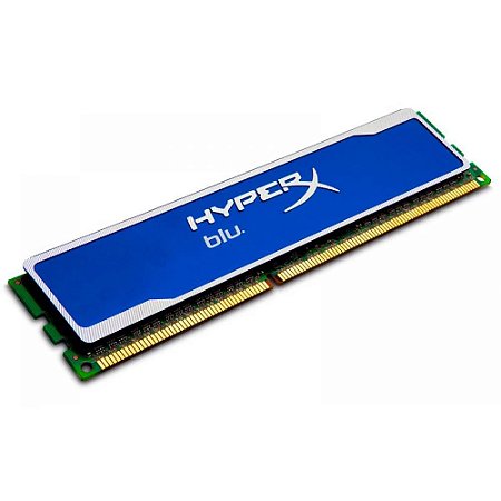 Memória Ram Blu, 8GB, DDR3, 1600MHz, Azul - HyperX