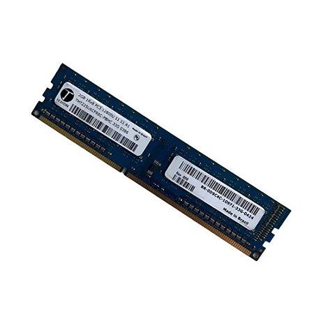 Memória Ram 12800U, 2GB, DDR3, 1333MHz - Teikon