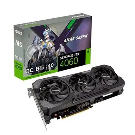 Placa de Vídeo Nvidia Geforce RTX 4060 V2 Gaming ATS, 8GB OC, GDDR6, 128-bit - Asus