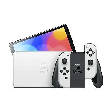 Console Nintendo Switch OLED Branco/Preto - Nintendo (Desbloqueado)