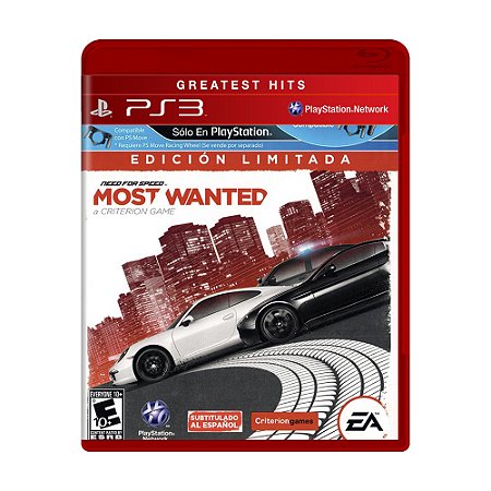 Jogo Need for Speed Most Wanted - PS3 (Greatest Hits)