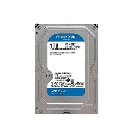 HD Western Digital Blue, 1TB, 3.5" - PC