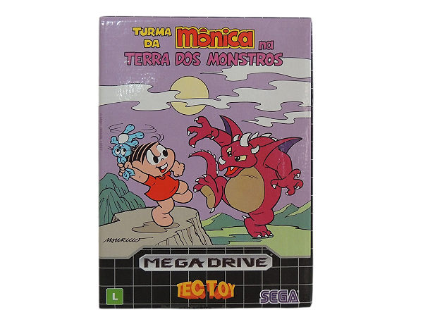 Jogo Turma da Monica na Terra Dos Monstros - Mega Drive (LACRADO)