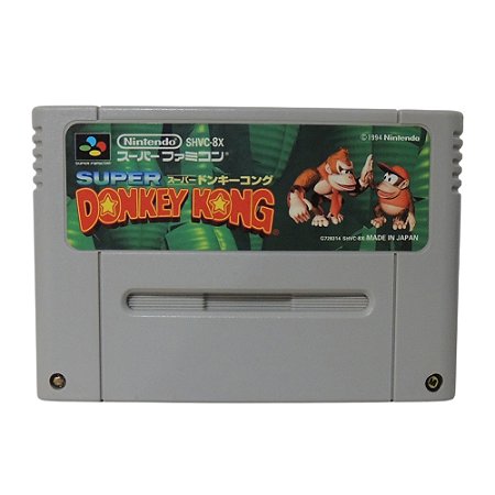 Jogo Super Donkey Kong - SNES (Japonês)