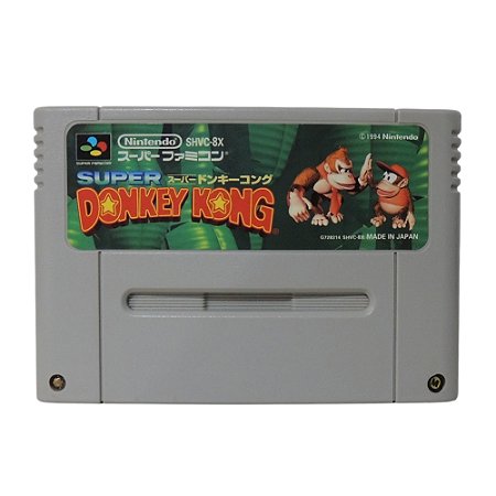 Jogo Super Donkey Kong - SNES (Japonês)