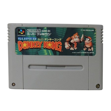 Jogo Super Donkey Kong - SNES (Japonês)