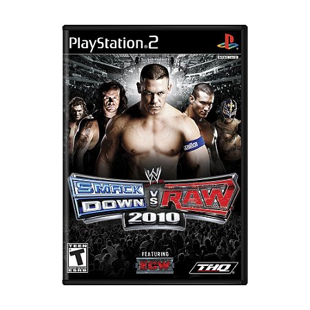 Jogo WWE Smackdown Vs Raw 2010 - PS2