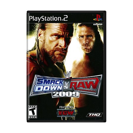 Jogo WWE SmackDown Vs. Raw 2009 - PS2