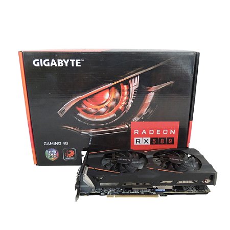 Placa de Vídeo AMD Radeon RX 580 Gaming, 4GB, GDDR5 256-bits - Gigabyte